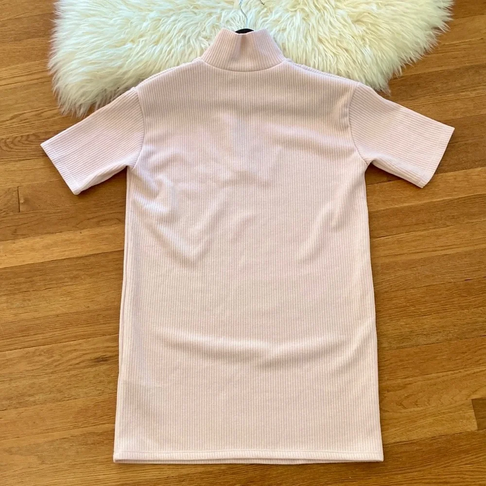 NWOT Zara Soft Ribbed Mini Dress Swim Coverup